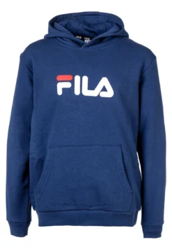 Fila Sande Classic Logo Hoody UnisexFelpa Con CappuccioMedieval Blue Bambini Pullover & Cardigan 1FI26K030-K11