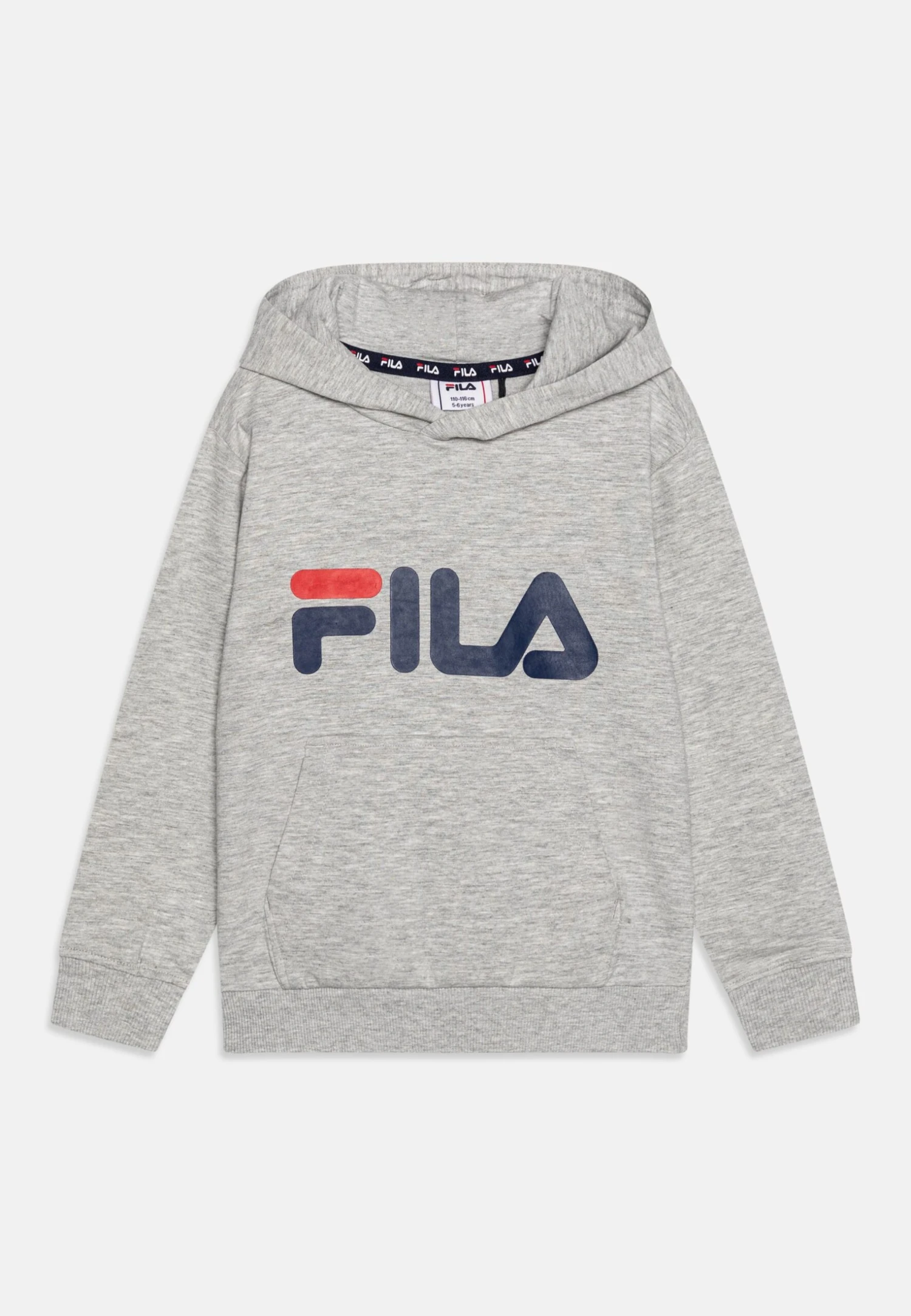 Fila Bajone Classic Logo Hoody UnisexFelpaLight Grey Bambini Abbigliamento 1FI26K02X-C11 1 Fila Bajone Classic Logo Hoody UnisexFelpaLight Grey Bambini Abbigliamento 1FI26K02X-C11