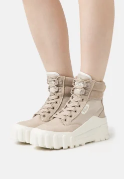 Fila Grungelution Stivaletti Con PlateauFeather Gray/Marshmallow Donna Stivaletti 1FI11A0DG-C11