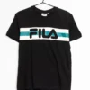 Fila T-Shirt Con StampaBlack Donna Abbigliamento ZIR02EI84-001