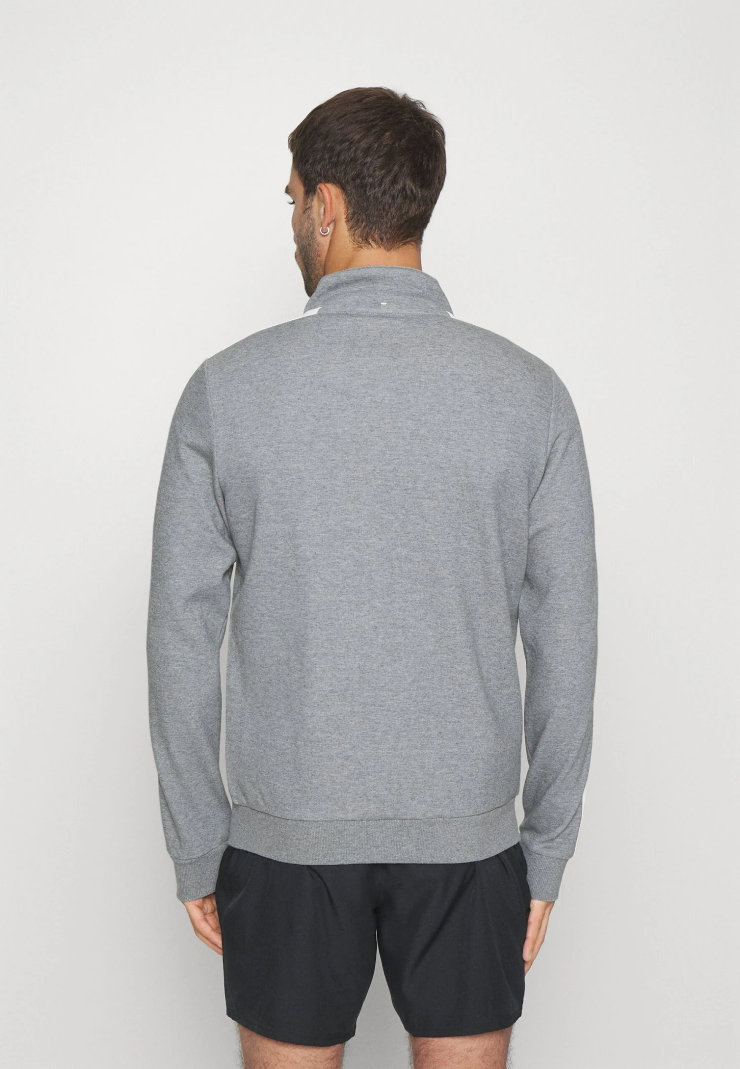 Fila NeilFelpa Con ZipDark Grey Melange Uomo Abbigliamento 1FI42F01R-C11 3 Fila NeilFelpa Con ZipDark Grey Melange Uomo Abbigliamento 1FI42F01R-C11 - immagine 3