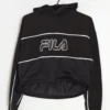 Fila Felpa Con CappuccioBlack Donna Abbigliamento ZIR02AQL8-001