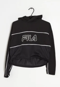 Fila Felpa Con CappuccioBlack Donna Abbigliamento ZIR02AQL8-001