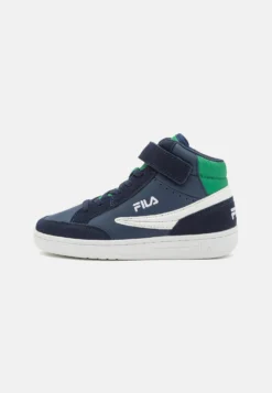 Fila Crew Mid Kids UnisexSneakers AlteNavy/Verdant Green Bambini Sneakers 1FI16D016-K11