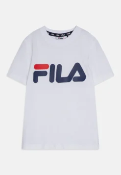 Fila Baia Mare Classic Logo Tee UnisexT-Shirt Con StampaBright White Bambini T-shirt & Top 1FI26G023-A11