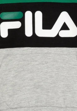 Fila Bagana Blocked Hoody UnisexFelpaLight Grey Melange/Verdant Green/Black Bambini Pullover & Cardigan 1FI26K02M-C11 -Negozio al dettaglio Fila ccc30bfba184498f8f41a1bb3ba22aea scaled