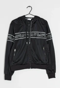 Fila Felpa Con ZipBlack Donna Abbigliamento ZIR01JUEP-001