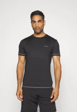 Fila MoritzT-Shirt Con StampaBlack Uomo T-shirt E Polo 1FI42D04L-Q11