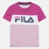 Fila Balimo Blocked Tee UnisexT-Shirt Con StampaFair Orchid/Purple Orchid/Bright White Bambini Abbigliamento 1FI26G02A-J11