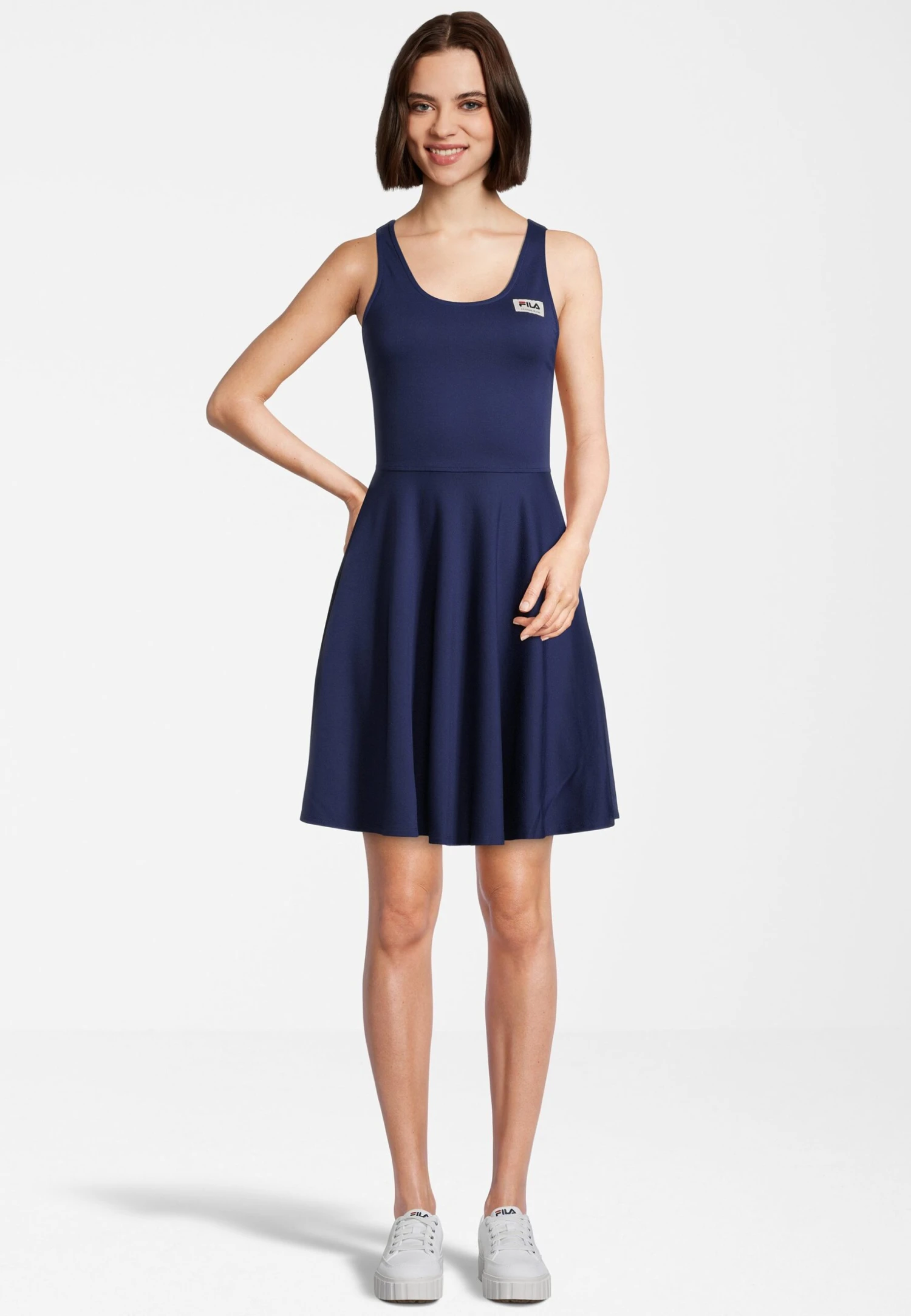 Fila Teldau Skater Vestito Di MaglinaMedieval Blue Donna Abbigliamento 1FI41L00M-K11 2 Fila Teldau Skater Vestito Di MaglinaMedieval Blue Donna Abbigliamento 1FI41L00M-K11 - immagine 2