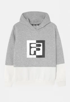 Fila Brunflo Hoody BlockedFelpaLight Grey Melange Bambini Pullover & Cardigan 1FI26K01M-C11