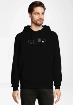 Fila Felpa Con CappuccioSchwarz Uomo Maglieria E Felpe 1FI42G02Y-Q11