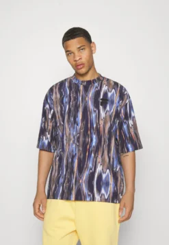 Fila Commercy Oversized Tee UnisexT-Shirt Con StampaBlue Melting Uomo T-shirt E Polo 1FI21001D-T11