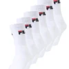 Fila 6 PackCalzeWhite Donna Abbigliamento 1FI810002-A11