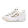 Fila Footwear Disruptor F Sneakers BasseWhite/Gold Bambini Sneakers 1FI13D03E-A11