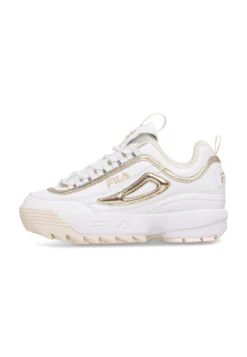 Fila Footwear Disruptor F Sneakers BasseWhite/Gold Bambini Sneakers 1FI13D03E-A11