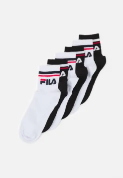 Fila Socks Italia 6 Pack Unisex - Calze - White/Black