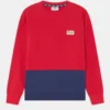 Fila Brüssel Crew Blocked UnisexFelpaTrue Red/Medieval Blue Bambini Pullover & Cardigan 1FI26K01R-G11