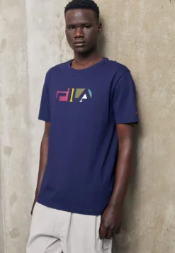 Fila Berling TeeT-Shirt Con StampaBlack Iris Uomo T-shirt E Polo 1FI22O075-K11