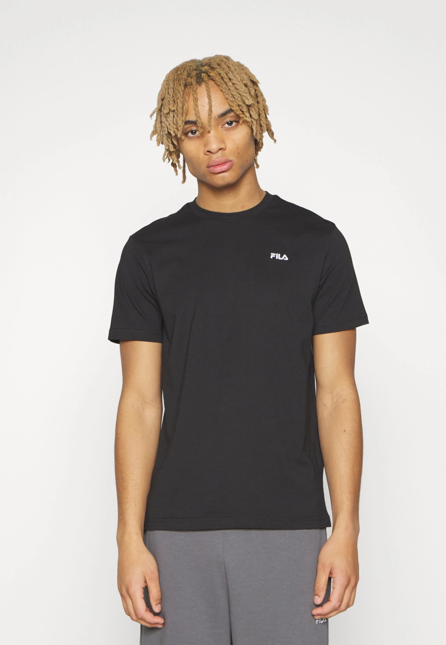 Fila Berloz Tee Unisex - T-Shirt Basic - Black 3 Fila Berloz Tee Unisex - T-Shirt Basic - Black - immagine 3