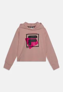 Fila Bibertal F-Box Logo Cropped HoodyFelpa Con CappuccioPale Mauve Bambini Pullover & Cardigan 1FI23K019-J11
