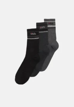 Fila Italia Unisex 3PackCalzeGrey/Black Uomo Intimo 1FI82F00G-C11