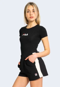 Fila Yuliana T-Shirt Con StampaBlack Donna T-shirt E Top 1FI21D038-Q11