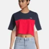 Fila Birstein Cropped TeeT-Shirt Con StampaBlack Iris Donna T-shirt E Top 1FI21D06G-K11