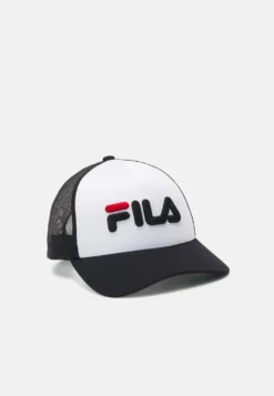 Fila Beppu Trucker Linear Logo Snap Back UnisexCappellinoBlack Beauty/Bright White Uomo Cappellie Berretti 1FI54Q011-A11