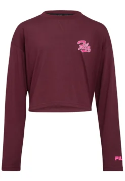 Fila Apparel Trins Cropped Maglietta A Manica LungaTawny Port Bambini T-shirt & Top 1FI23G01D-G11